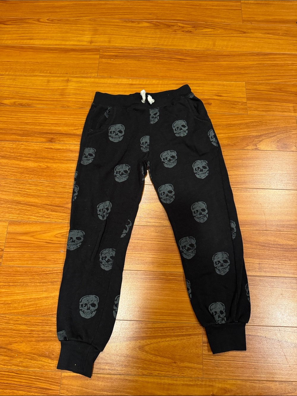 Havana’s Kids Black Skull Print Jogger Pants